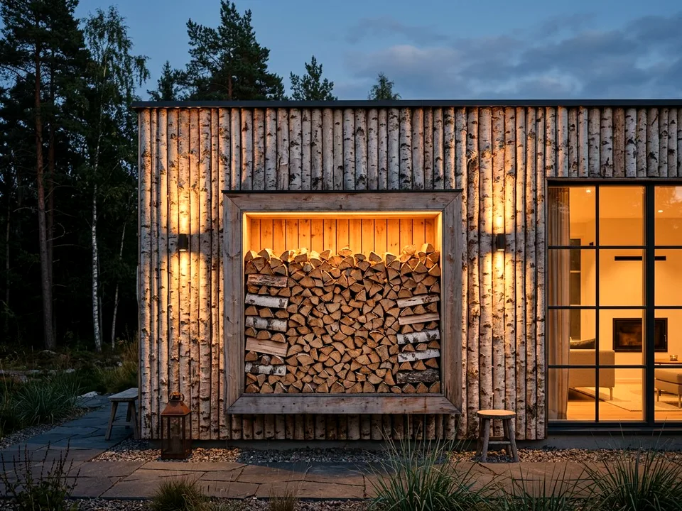 Круговая поленница holzhausen, Новосибирск, улица Ясеневая, 42